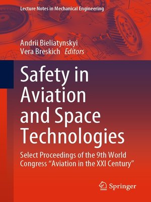 cover image of Safety in Aviation and Space Technologies